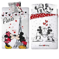 Parure de Couette Mickey et Minnie Disney - 1 Housse de Couette 140x200