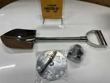 Pelle à pneu arrière en acier inoxydable avec support verrouillable pour pneu...