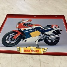 Honda NSR400 1985 400 NSR fiche carte moto passion collection Atlas