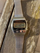 Citizen Vintage Crystron Alarm LCD