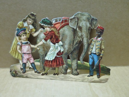 Ancien chromo découpi