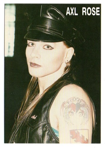 Guns roses carte postale - n´roses,