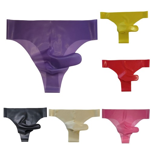 Slip homme latex caoutchouc