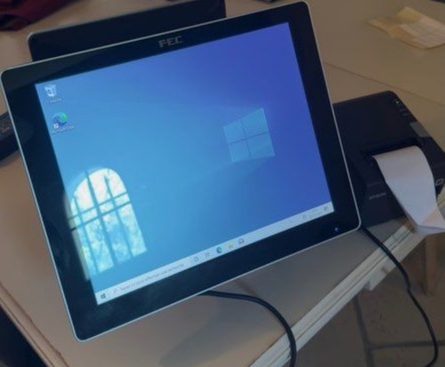 Caisse enregistreuse tactile