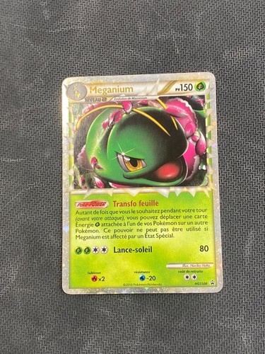 Carte pokémon meganium - pokémon,