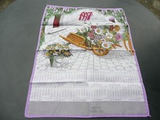 1 torchon ancien vintage en