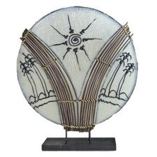 Luminaire de Décoration Lumière Atmosphérique Lampadaire Lampe Table Bali Palm T