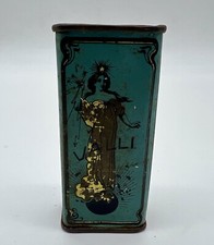 Boîte En Fer Blanc Poudre De Chasse Valli Société Italienne Milan 100 Gr. Vide