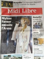Mylène Farmer - Journal Midi Libre 02/10/2013