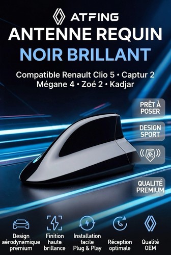 Antenne shark requin renault - shark,