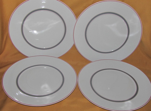 Série assiettes plates - série, 4