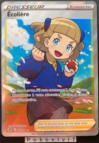 Carte pokemon ecoliere 262 - carte,