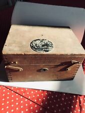 H. MORIN NIVEAU DE CHANTIER STADIA DE 1951 EN BOITE VALISE EN BOIS AVEC NOTICE