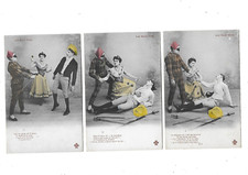 3 CPA carte postale ancienne