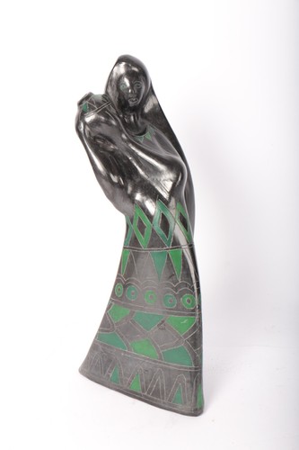 Statuette céramique de - en,