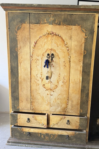 Floral wood freestanding - wood,