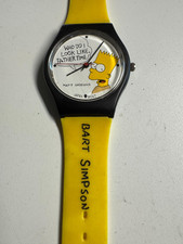Bart Simpson Watch 1990 Yellow
