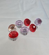 Lot boutons  en verre pour