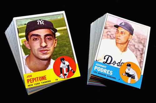 1963 topps baseball cards - 1963,