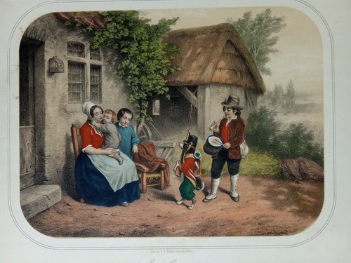 Lithographie ancienne 1850 - 1850,