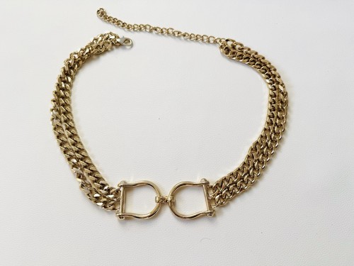 Ceinture chaîne mors oversize