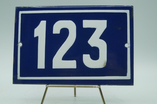 Ancienne plaque emaillee - ,