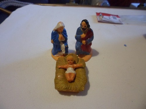 Figurine santons jesus marie - figurine,
