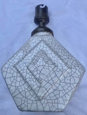 Lampe Céramique Craquelé Art Deco 1925