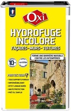 Hydrofuge incolore 10 L protection façade mur toiture lutte contre l'humidité 60