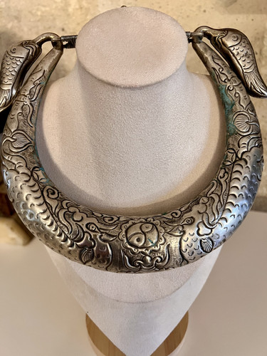 Collier cérémonial argent - cérémonial,