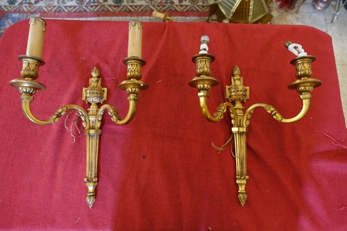 Appliques bronze style louis - bronze,