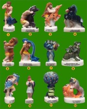 2004 NORDIA LES DOUZE 12 TRAVAUX D'HERCULE FEVE PORCELAINE 3D AU CHOIX