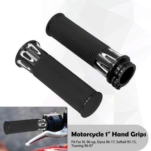 Poignées cnc pour motos - poignées, 1"