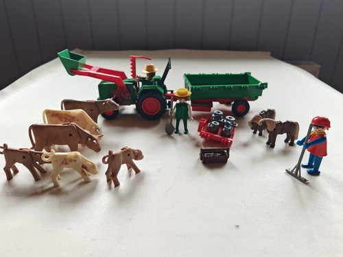 Playmobil vintage tracteur - vintage,