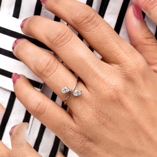 Bague diamant naturel - bague,