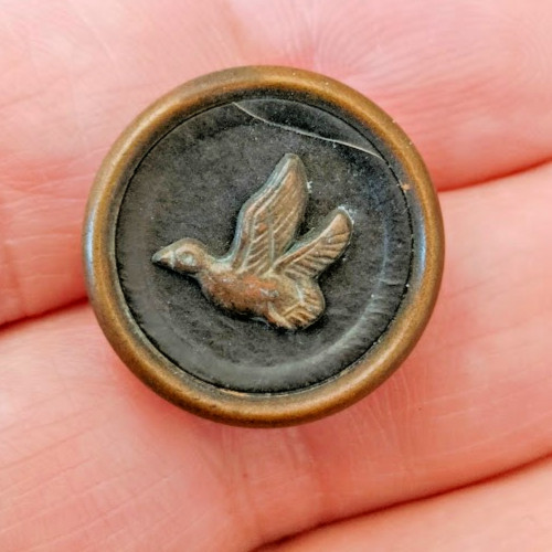 Ancien bouton chasse - ancien,
