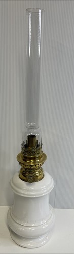 Lampe pétrole blanche - lampe,