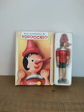 Livre Les Aventures De Pinocchio avec Figurine - Rare - Vintage 