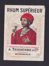 Ancienne étiquette  Alcool
