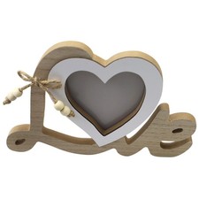  Cadre photo en bois pour la fête des mères, cadre photo, cadre photo, bureau à