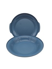 Assiette de service double Tupperware Aloha bleue