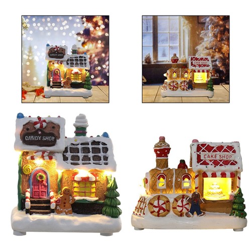 Maison village noël - maison,