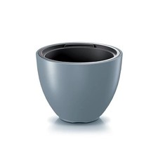 Pot de fleurs HEOS gris clair avec cuve amovible - Volume 25L - Diamètre 29,8cm