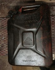 JERRYCAN Jerrican allemand Wehrmacht 1942 Kraftstoff  Feuergefärhrlich  