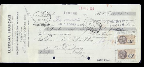 1926 luterma francais plaques - 1926,