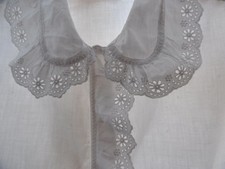 Chemisier camisole 1900 batiste blanche broderie anglaise