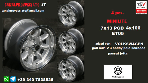 Jantes minilite 4x100 - minilite, 13