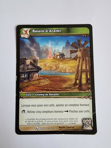 Bassin arathi wow tcg - d'arathi,