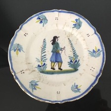 Assiette Ancienne XIXè HR