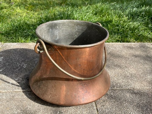 Ancien chaudron cuivre - ancien,